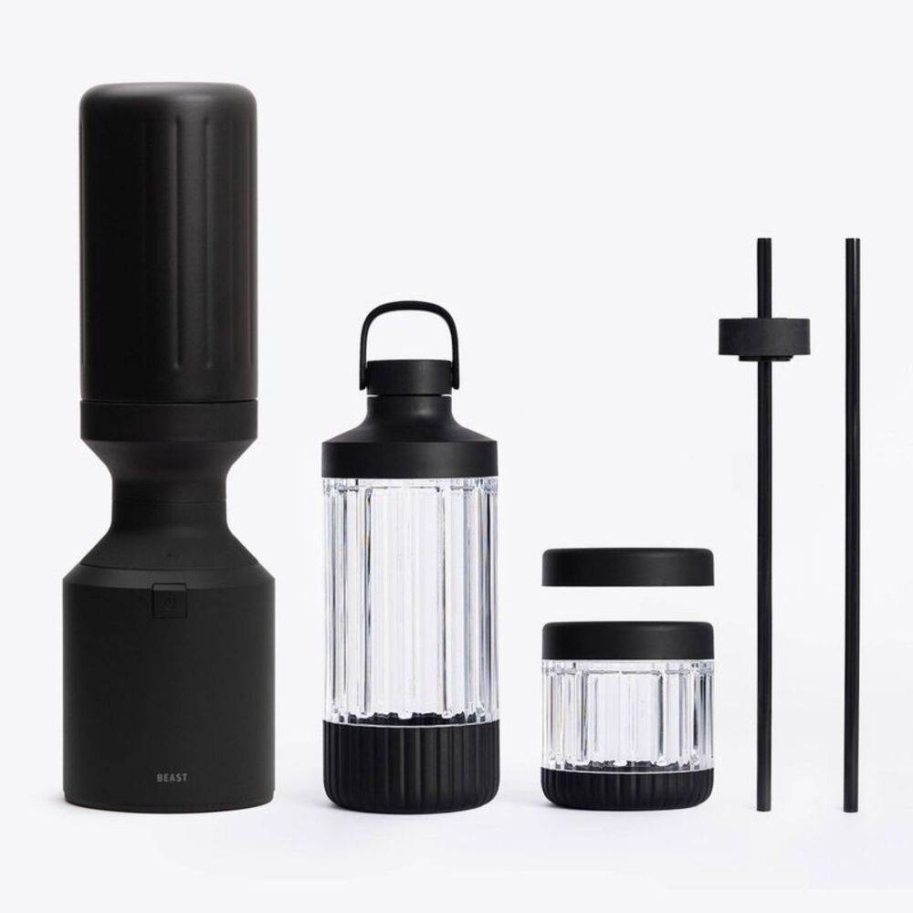 Beast Health Mega 1200 Stainless Steel Blender Carbon Black
